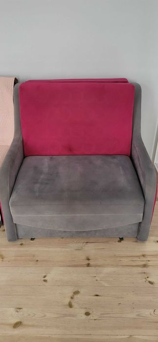 Sofa jednoosobowa z funkcją spania