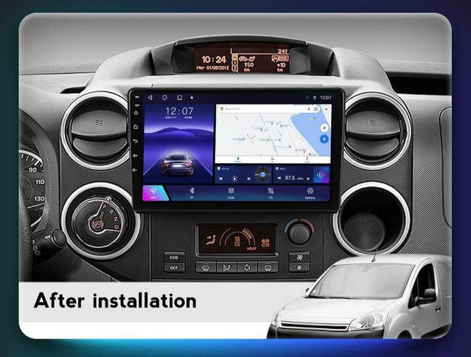Магнітола 2/32 Peugeot Partner Citroen Berlingo Android Carplay