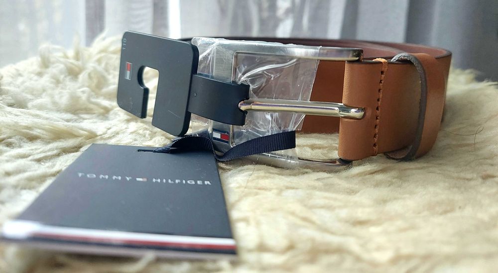 Męski skórzany pasek Tommy Hilfiger 110cm