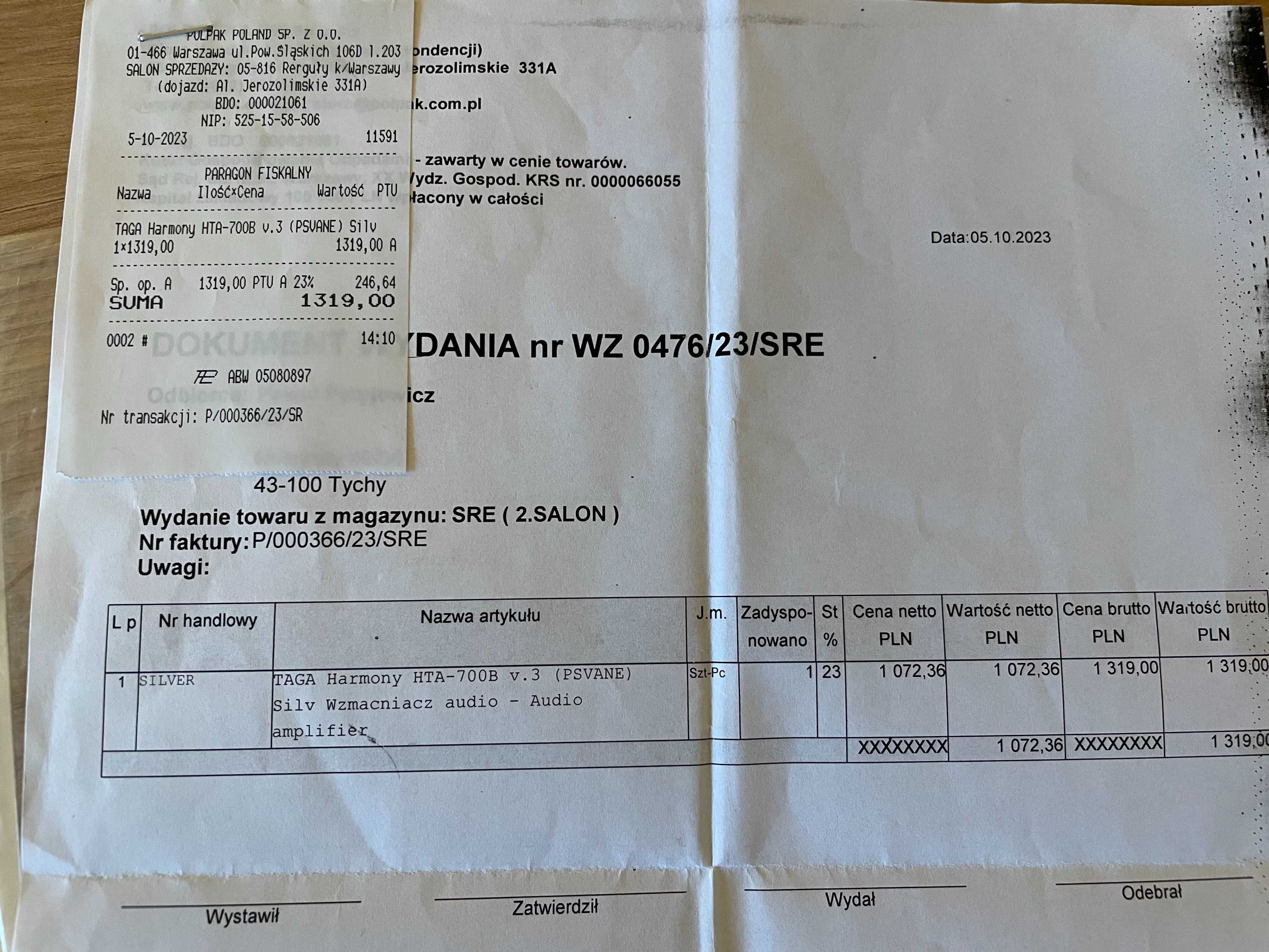 Taga Harmony HTA-700b V.3 (PSVANE)