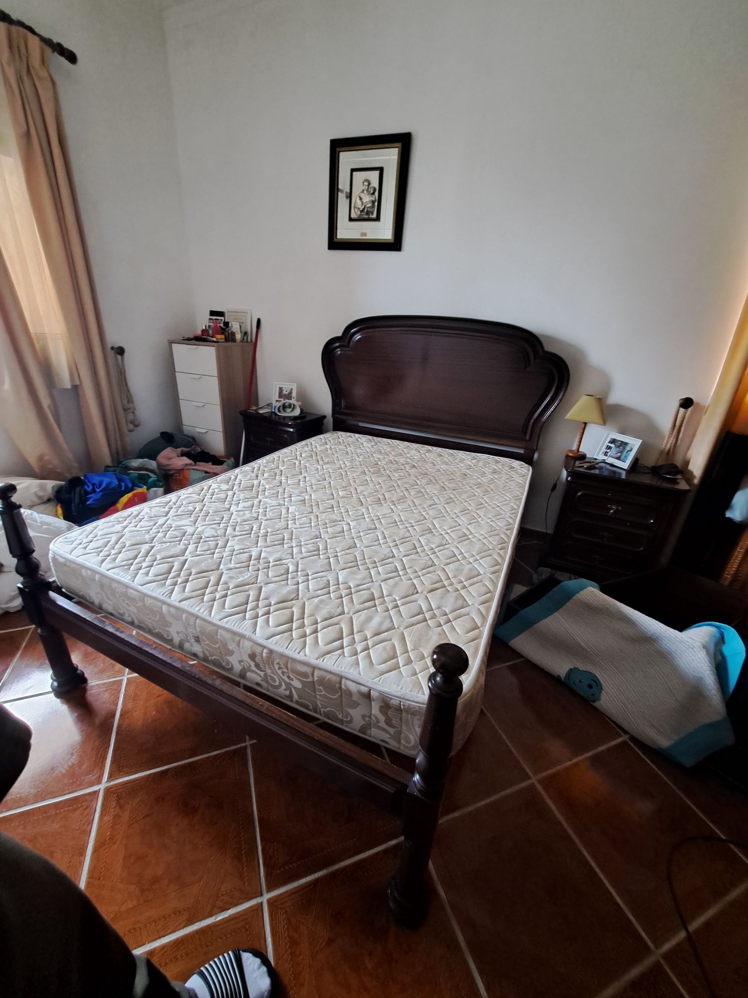 Cama de casal madeira