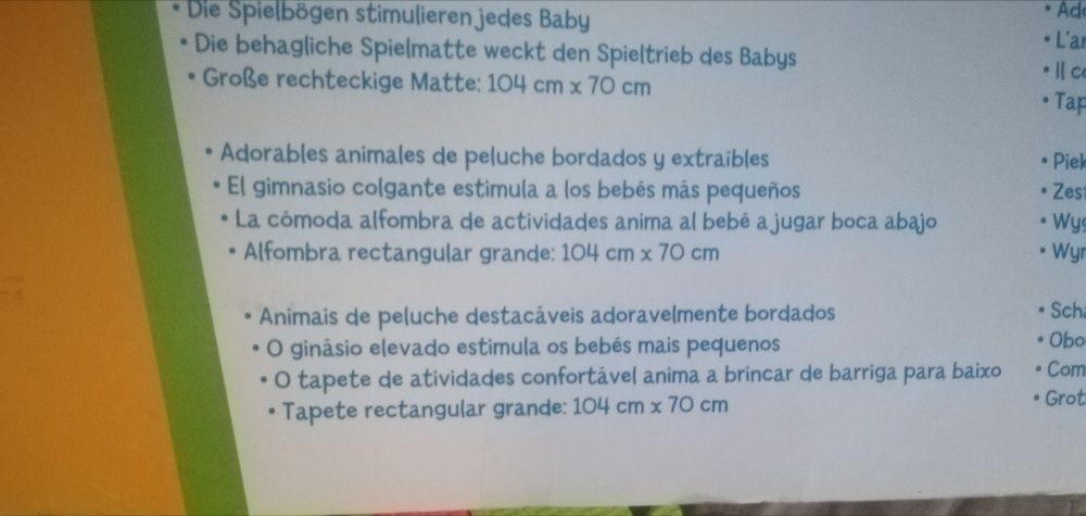 Ginásio de atividade animais da selva da Bruin- 3meses +