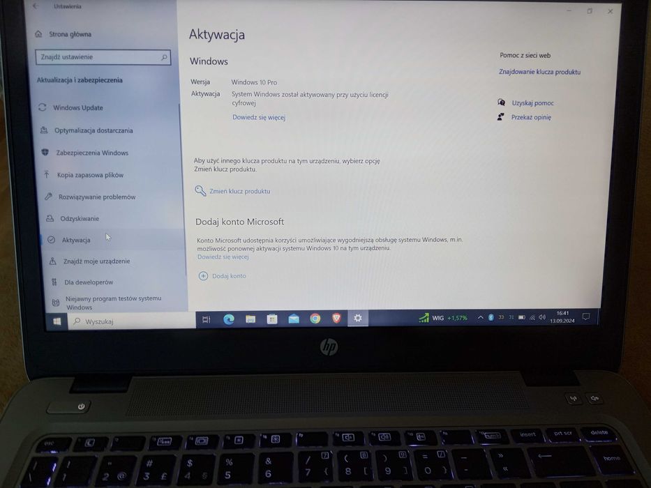 Laptop HP ultrabook Intel Core i5/i7 SSD 8GB bateria ok. 3 godziny Win