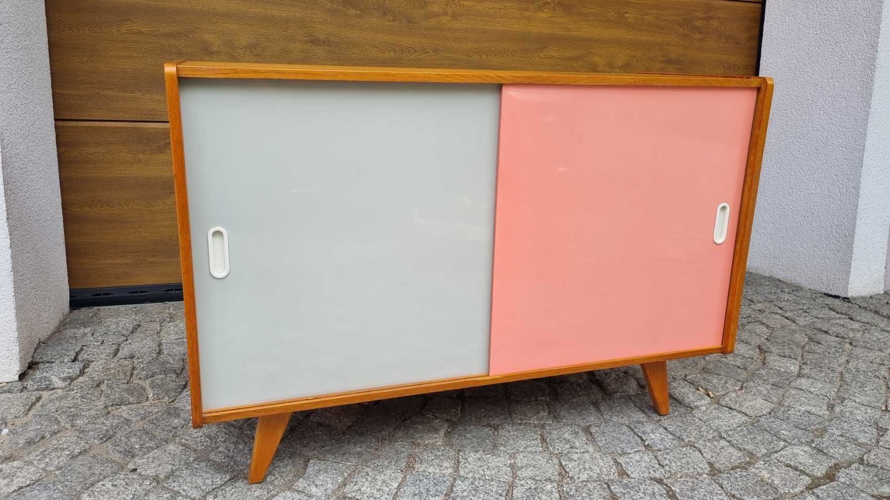 Komoda Vintage Design PRL U-452 Jiroutek lata 60 Czechosłowacja