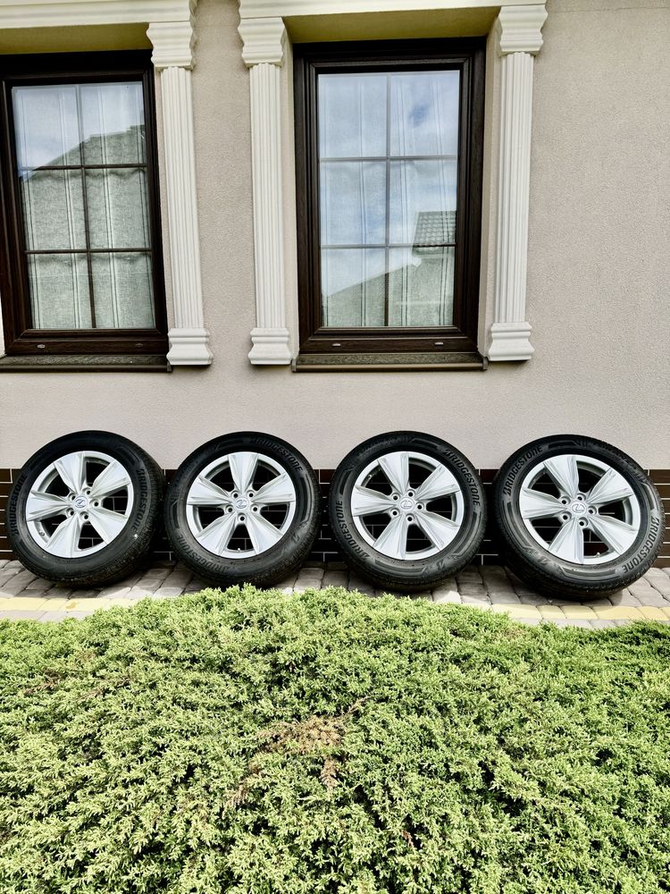 KOMPLET! Opony Bridgestone letnie + Felgi lexus 17’’ + czujniki TPMS