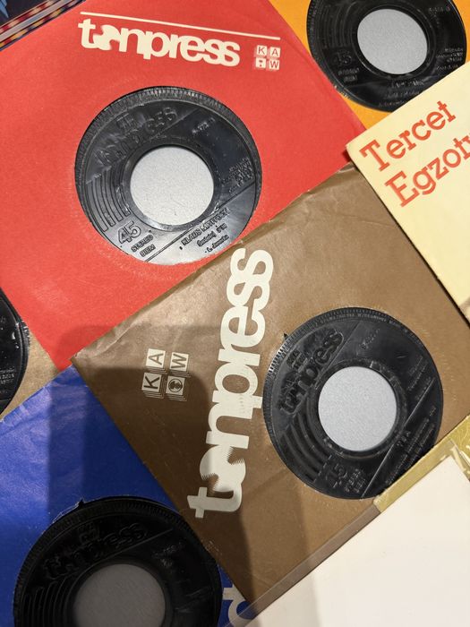 Zestaw płyt winylowych 7’ single stan vg-nm