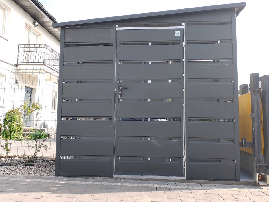 Wiata śmietnikowa panelowa NISKA CENA