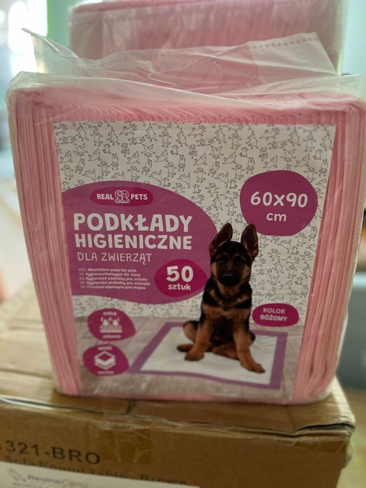 Podkłady maty higieniczne dla psa XL 90x60cm 100szt grube + worki
