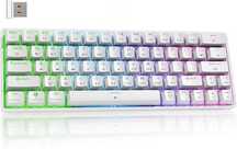 Dierya DK63 Gaming Klawiatura,60% Bezprzewodowa, Bluetooth/2.4G/Type-C