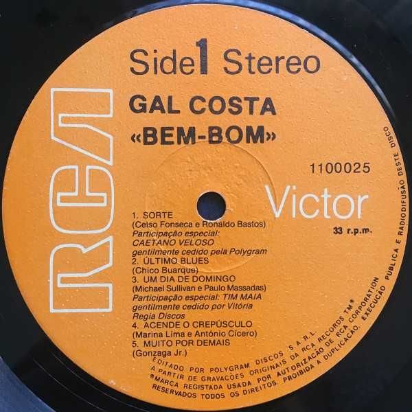 Disco de Vinil Gal Costa Bem-Bom