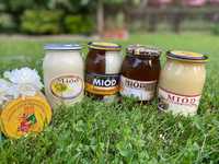miód z własnej pasieki - naturalny miód pszczeli, nektarowy