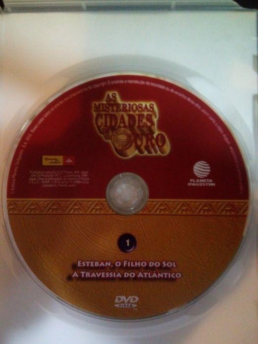 Filme em DVD - As misteriosas cidades de Ouro