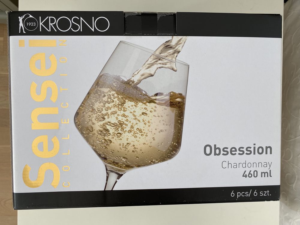 Kieliszki Krosno Sensei collection Chardonnay Nowe