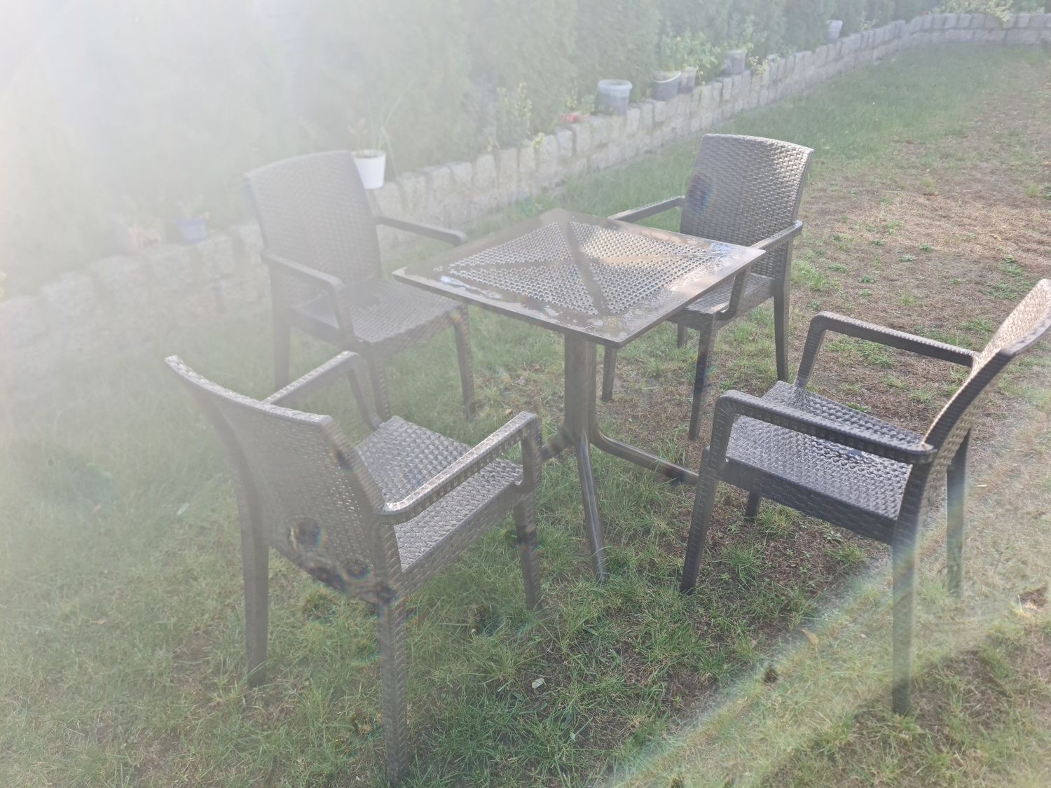 meble ogrodowe stol krzesla