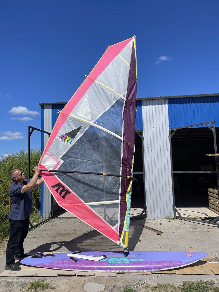 SUP віндсерфінг дошка Comet 340 — парус, мачта, борд для катання