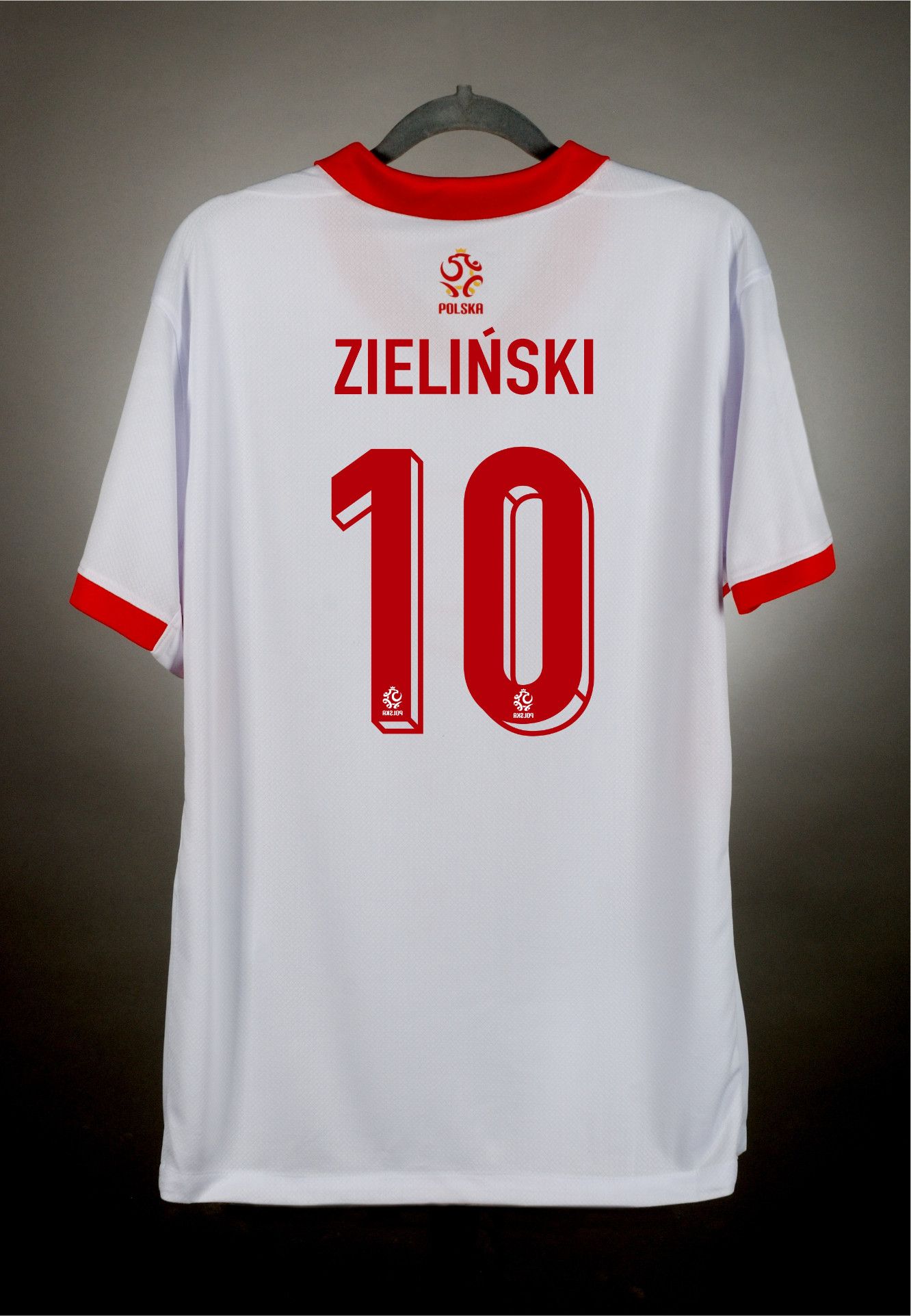 Koszulka Reprezentacji Polski 2024 EURO domowa ZIELIŃSKI 10 r. M 48h