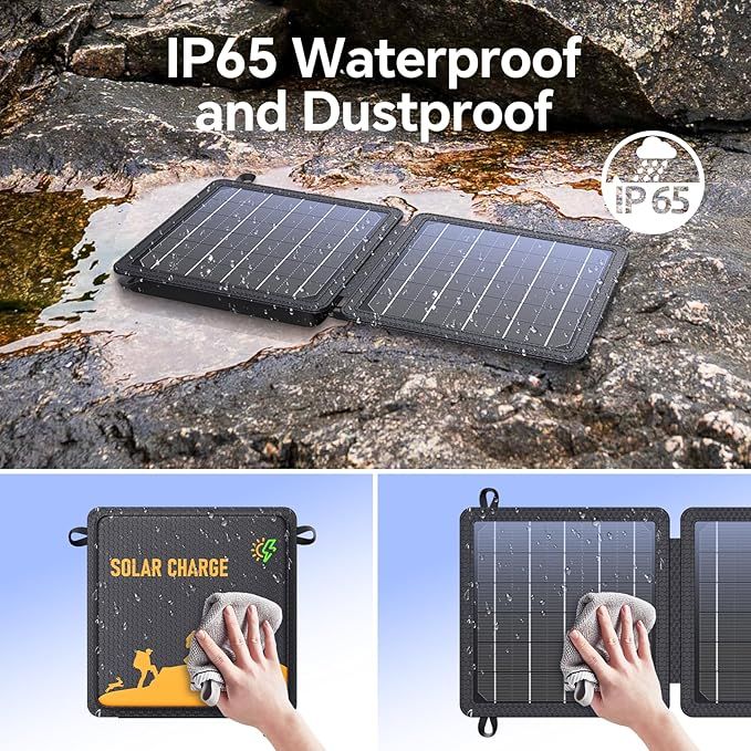 wastde  przenośna ładowarka solarna 10 w x