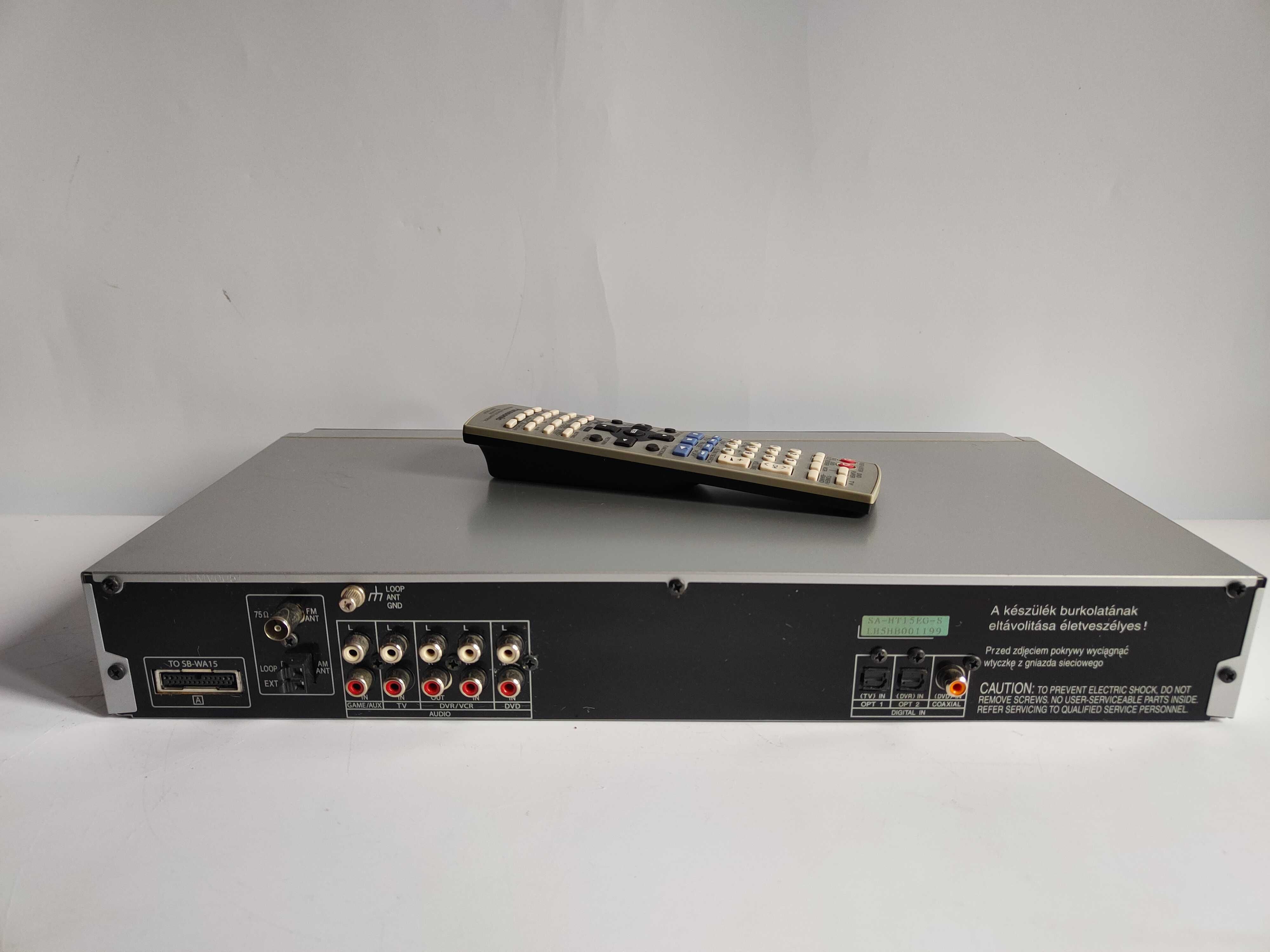Amplituner kina domowego PANASONIC SA-HT15 z pilotem