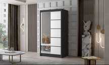 Szafa przesuwna garderoba AMELIA 3 100cm 4 Kolory Front Lustro