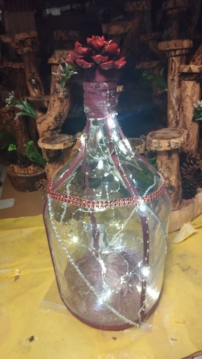 Garrafão decorativo iluminado