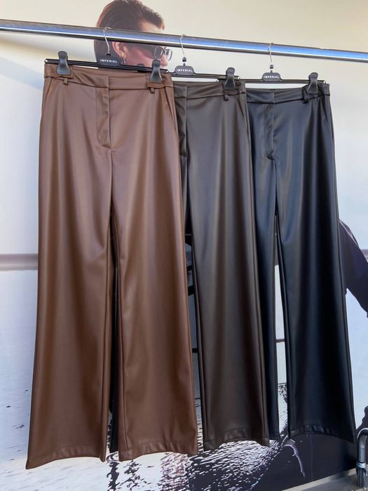 Штани з екошкіри