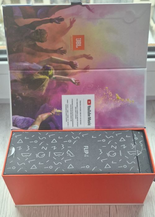 Głośnik JBL Flip 4 +kabel +pudełko+ etui