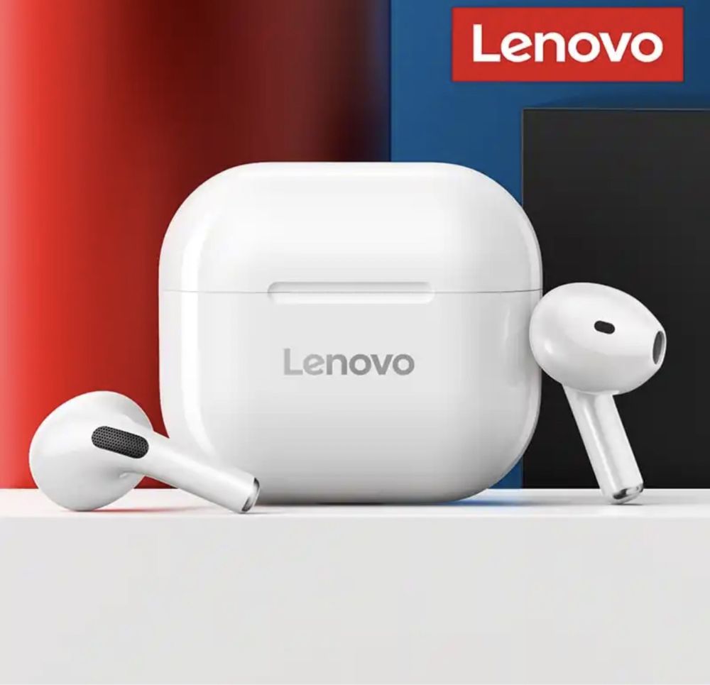 Бездротові навушники Lenovo LP40 TWS Bluetooth 5.0 (білі)
