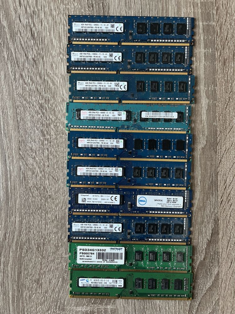 Оперативна памʼять ddr3/4 gb