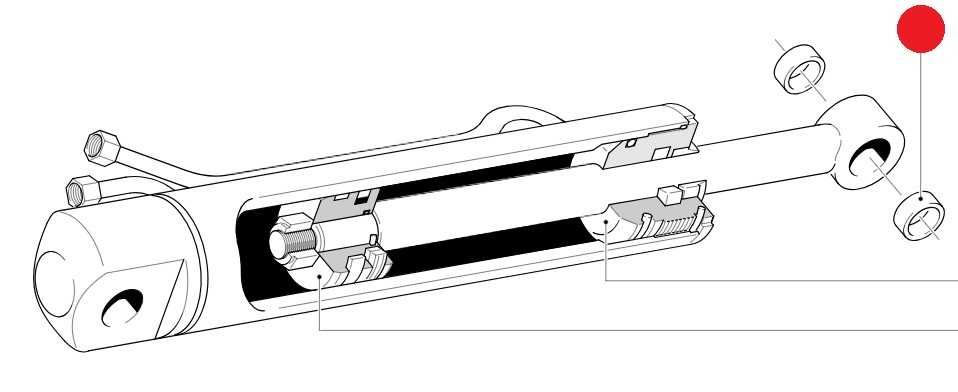 Zestaw tulei ładowacza MAILLEUX seria TECHNIC MX60  MX80  MX100  MX120