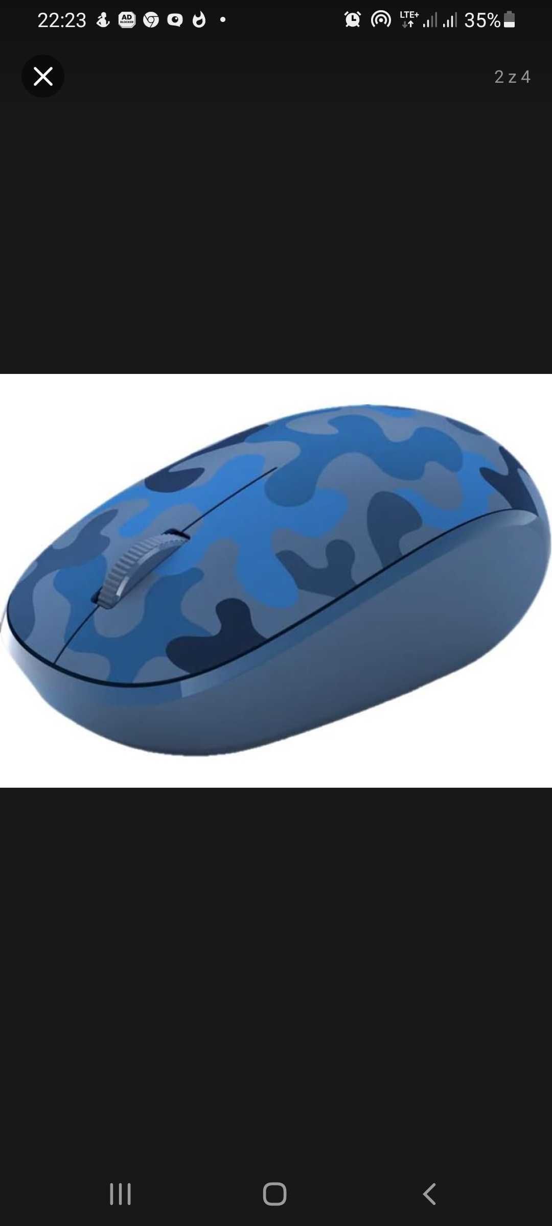 Mysz bezprzewodowa Microsoft Bluetooth Mouse Camo Blue