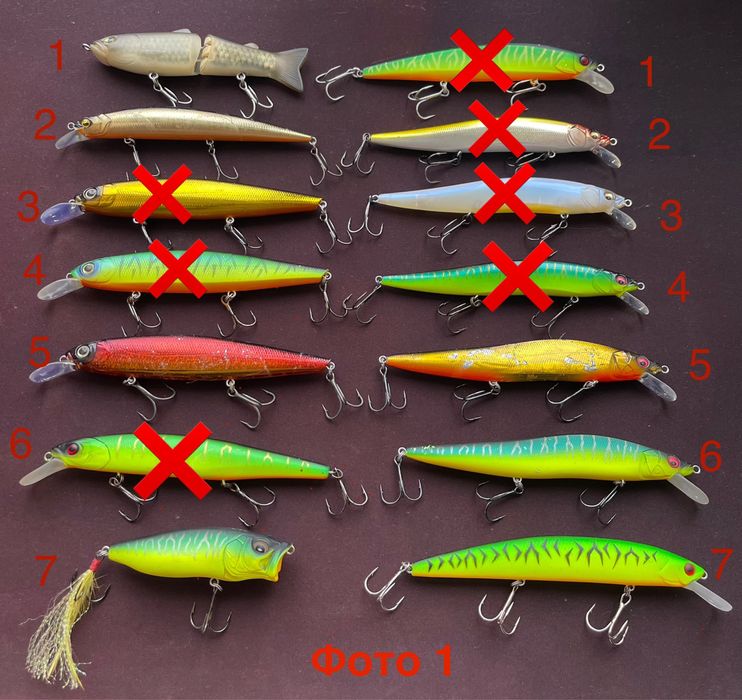 Чистокровні ЯПОНСЬКІ воблери !!!