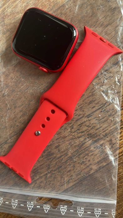 Apple Watch Series 6 44mm GPS  Aluminum Case Vermelho Excelente estado