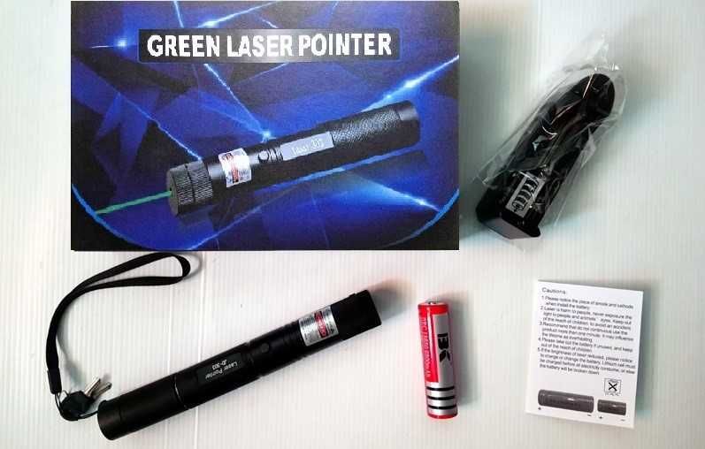 Ponteiro laser verde longo alcance