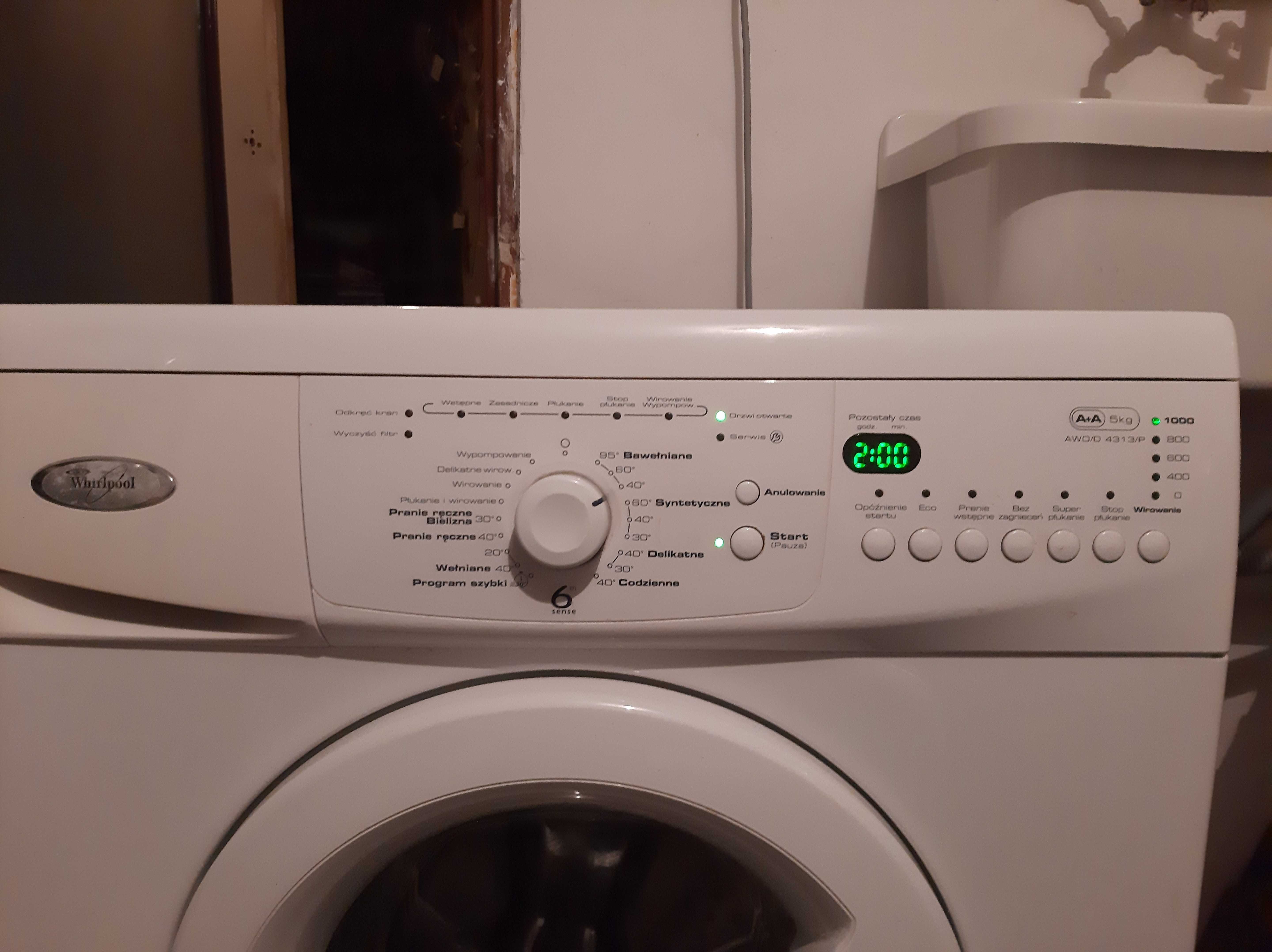 Pralka whirlpool części