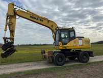 Komatsu Koparka kołowa Komatsu PW180-7K Rok 2006 Oryginał stan W pełni sprawna Gotowa do pracy Klimatyzacja  Ogrzewanie postojowe Webasto,Centralne smarowanie,Mocowanie ENGCON