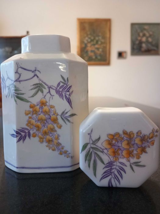 Pojemnik porcelanowy na herbate