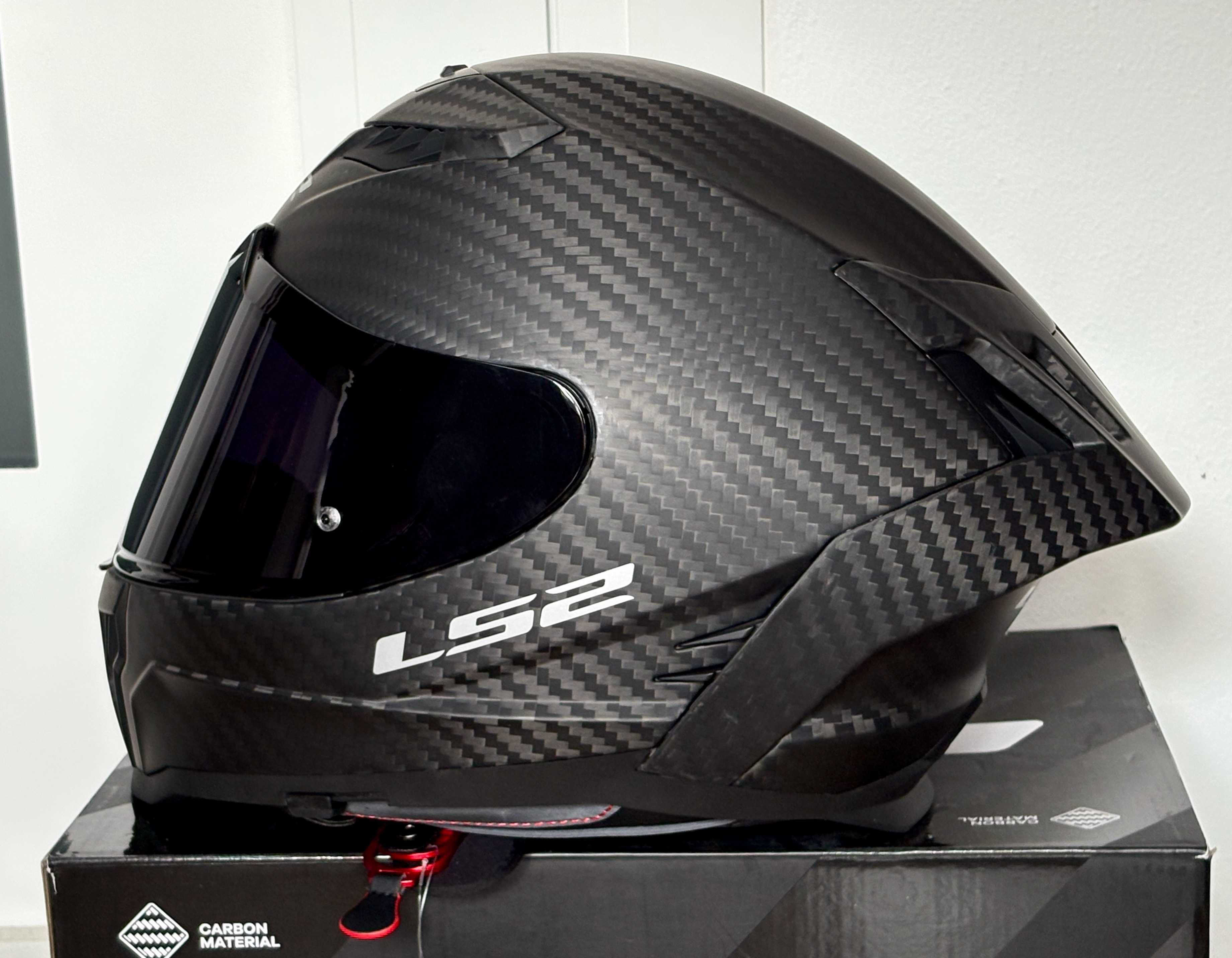 Capacete NOVO LS2 FF807 Dragon Carbon. Desconto+EXTRAS. Tamanho XL