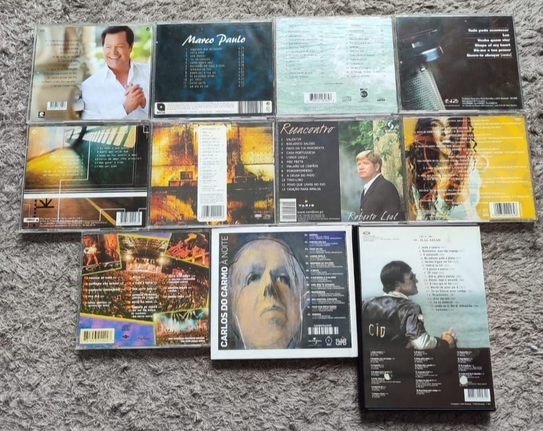 10 Cd's originais musica em Português