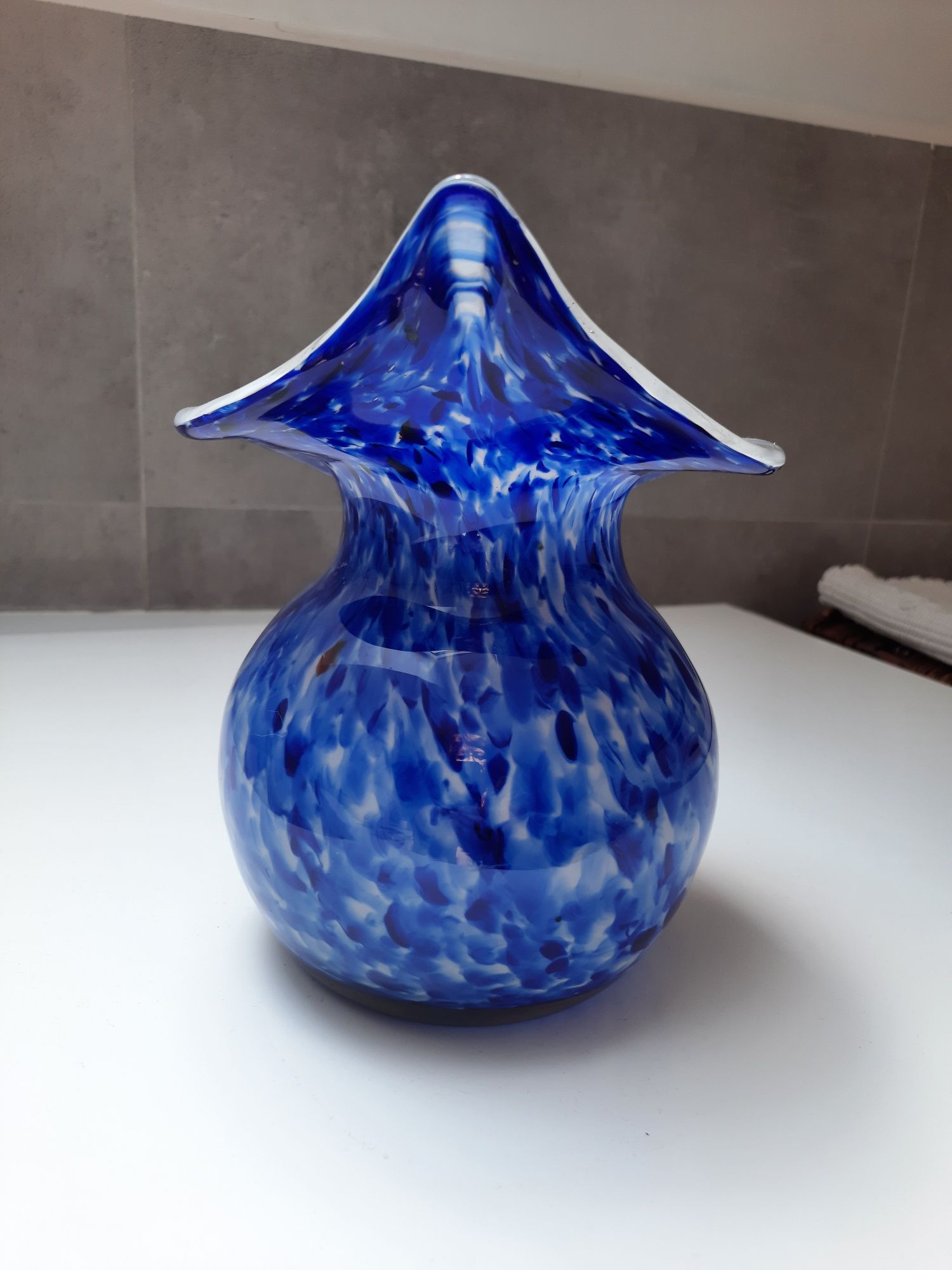 Szklany wazon Joska design. Vintage