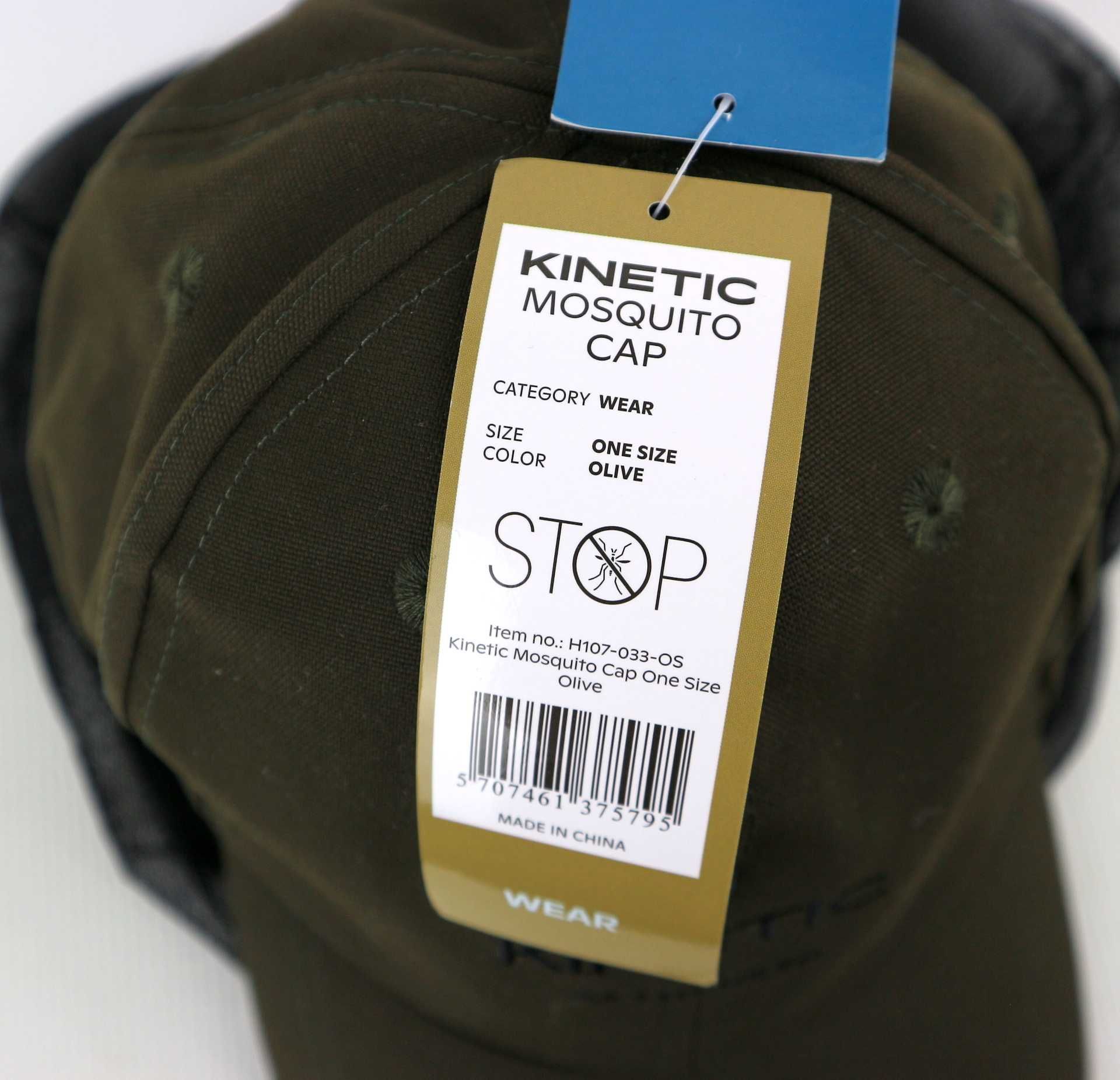 Kinetic Mosquito czapka bejsbolówka z moskitierą One Size