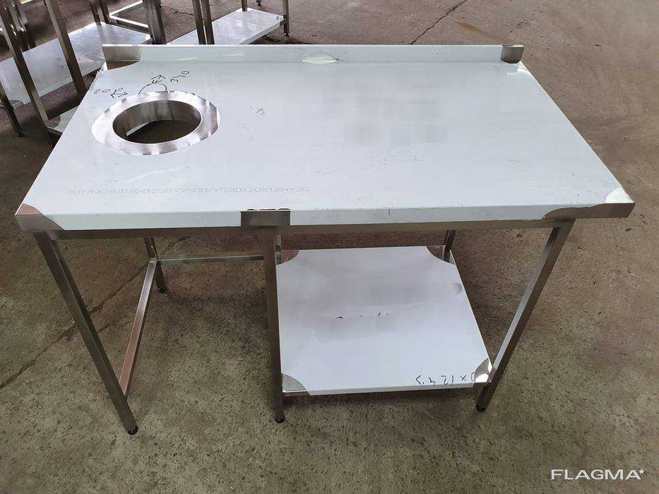 Стол производственный из нержавейки новый