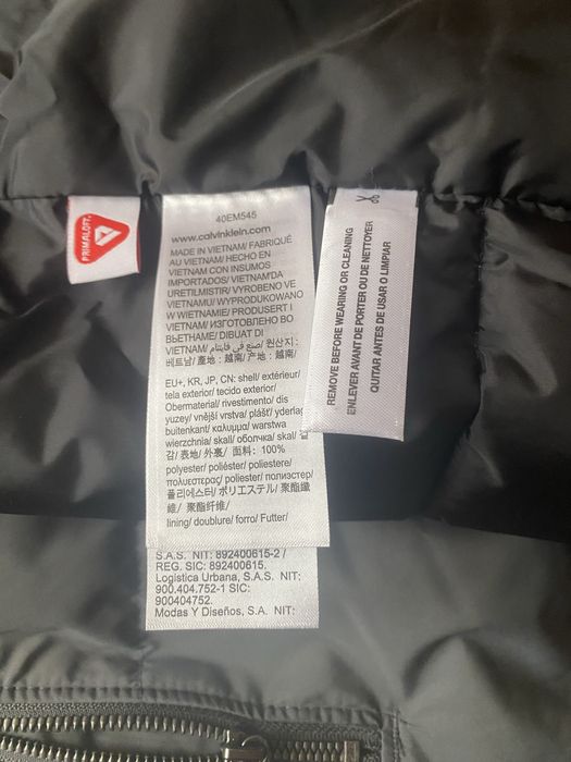 Пуховик Calvin Klein (оригінал) L