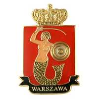 Przypinka pin wpinka herb Warszawa
