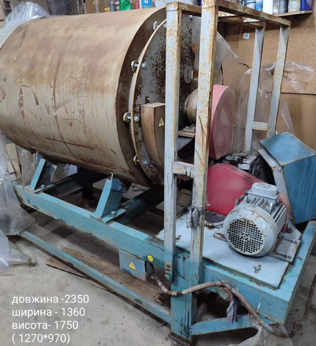 Лінія по обсмаженню горіхів та кави, сушки кормів, насінння