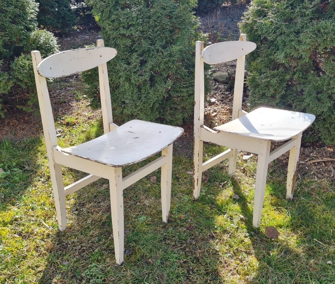 Krzesła projektu Maria Chomentowska.
