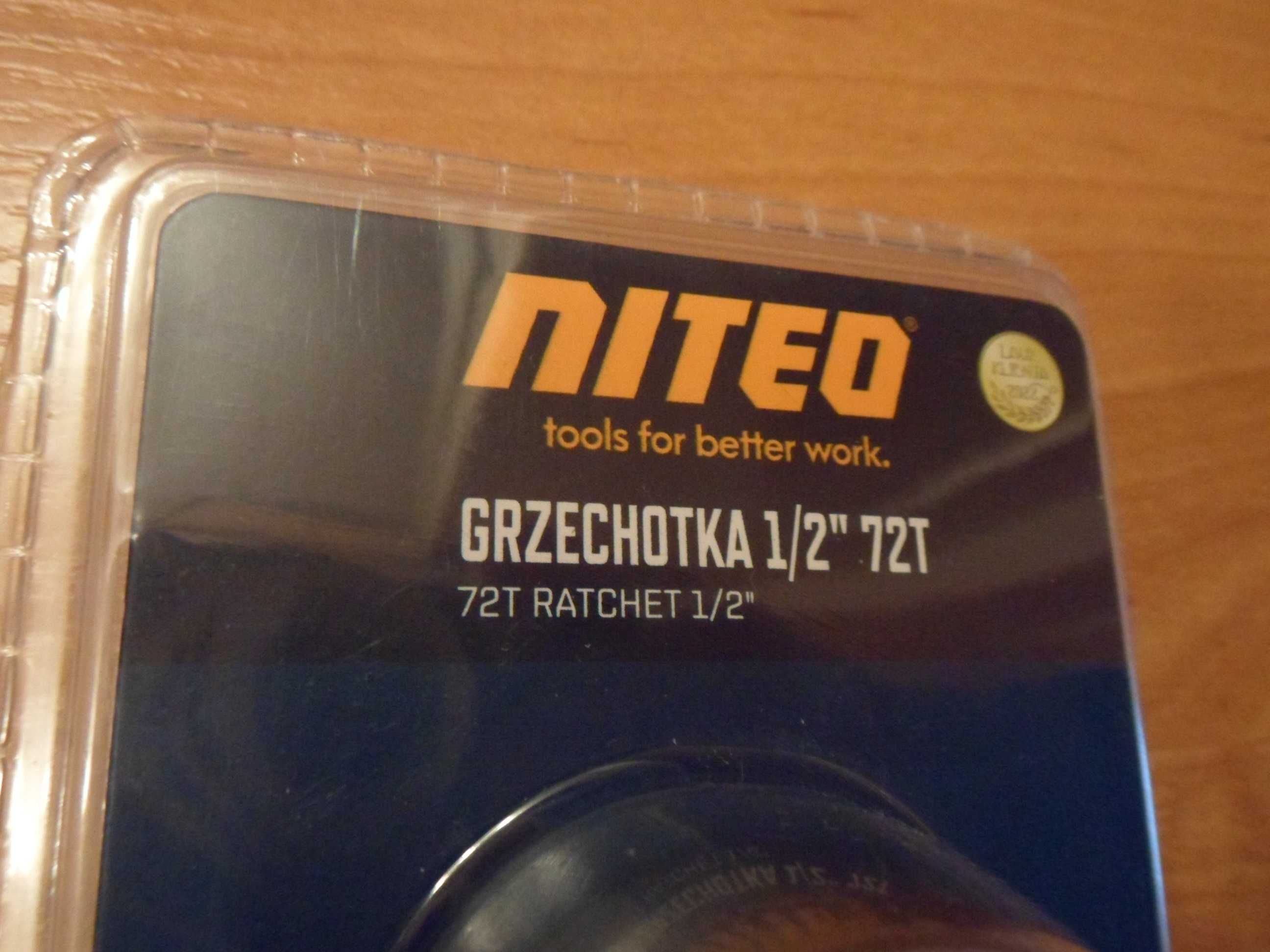 Grzechotka odgięta 1/2'' 72T Niteo nowa.