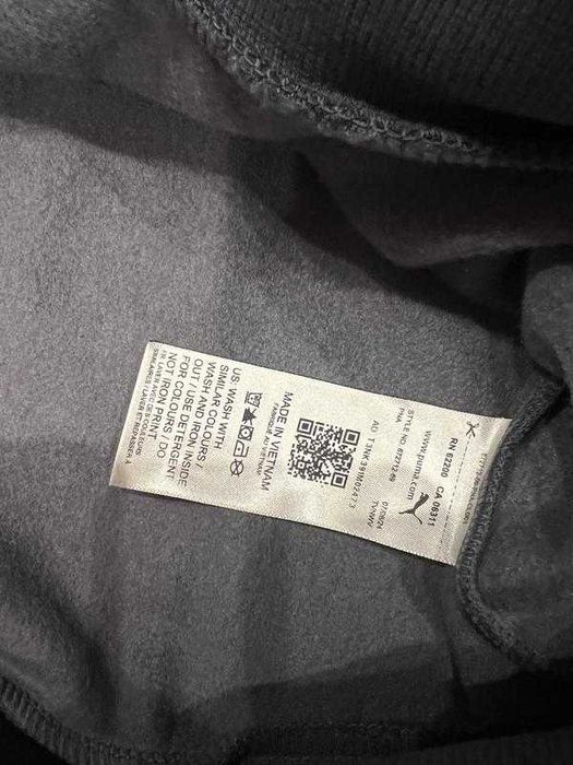 Сіре \ Біле Чоловіче худі puma big cat logo men's hoodie нове оригінал