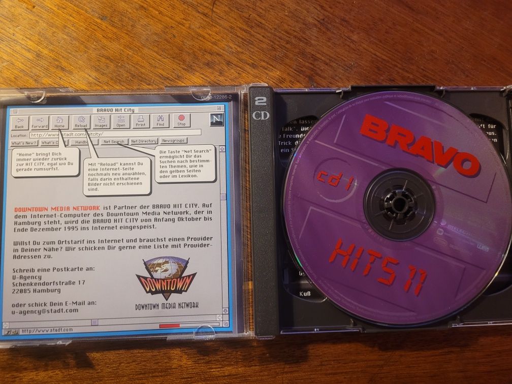 CD x 2 Bravo Hits vol.11 Warner 1995