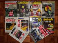 Revistas Sport Auto guia F1 1984 a 1993 Senna Prost Piquet Mansell