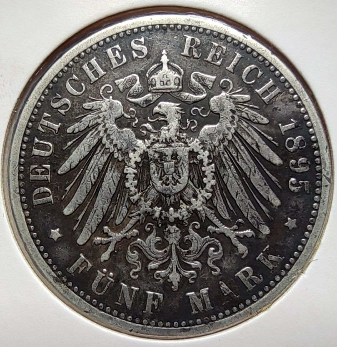 5 marek 1895 Wuerttemberg